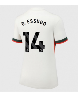 Billige Fotballdrakt Chelsea Dario Essugo #14 Replika Bortedrakt Dame 2025-26 Kortermet Billige Fotballdrakt Chelsea Dario Essugo #14 Replika Bortedrakt Dame 2025-26 Kortermet